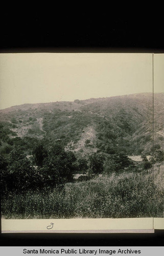 East of Santa Monica Canyon panorama