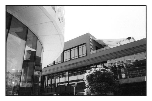 Broadway entrance to the new Santa Monica Place shopping mall completed August 2010