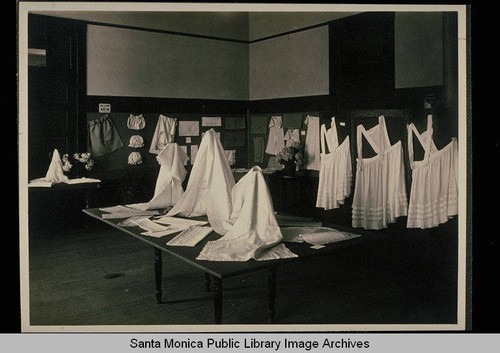 Santa Monica High School clothing display