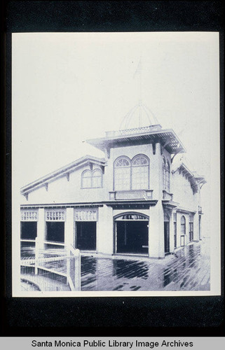 Merry-go-round building on the Santa Monica Pier