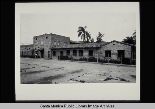 North elevation looking southeast, Santa Monica Health Center, 1525 Euclid Street, built 1928