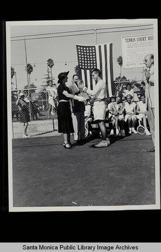 Tennis Open Tournament, Santa Monica, Calif., held on August 27, 1949