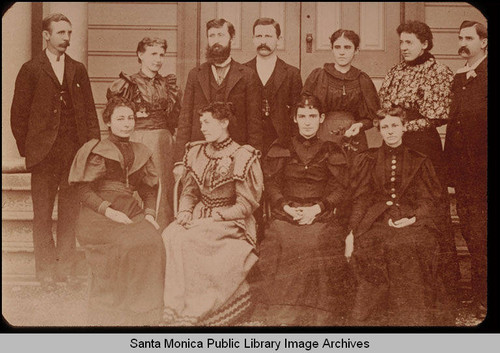 Santa Monica School group portrait [ teachers?]