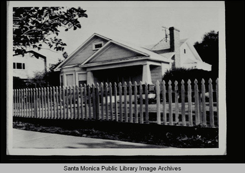 A.A. Prien House, 308 Palisades Avenue, Santa Monica, Calif