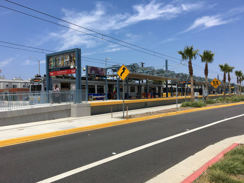 Expo Line 17th St/SMC station, June 6, 2016