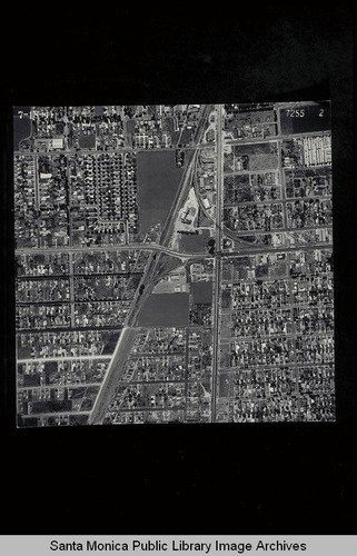Aerial Survey of the City of Santa Monica west to southeast from Pico Blvd. to Centinela over Clover Field Scale 1:480 ft (Job #7255-2) flown July 18, 1941