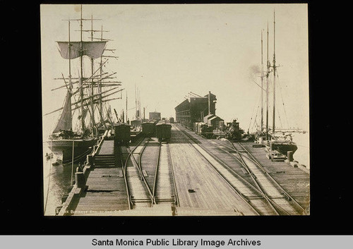 Long Wharf freight pier built by the Southern Pacific Railroad Company in 1893