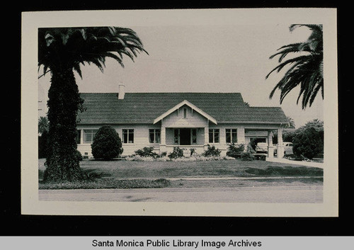129 Marguerita Avenue (Lot 16, Block I) Santa Monica, Calif. owned by Carl Yserstitt