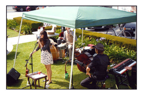 "Leftover Cuties" band performing at the Ocean Park Branch Library Open House, 2601 Main Street, Santa Monica, Calif., March 12, 2011