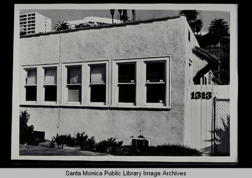 1313 Palisades Beach Road, Santa Monica, Calif. built circa 1928 by I. E. Zehnder