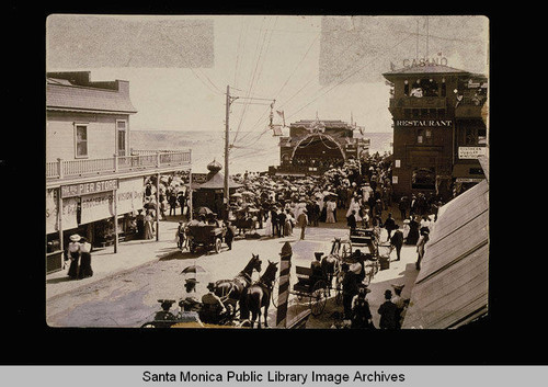 Ocean Park Pier, Santa Monica, Calif. opened August 28, 1898