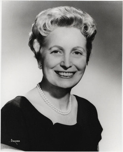 Santa Monica City Councilwoman (1961-1975) and Mayor (1973-1975) Clo Hoover