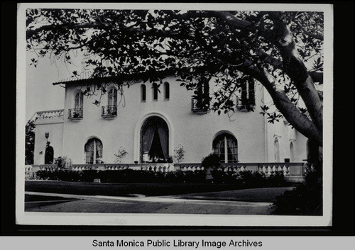 Ida Marie Anderson House, 2524 La Mesa Drive, Santa Monica, Calif