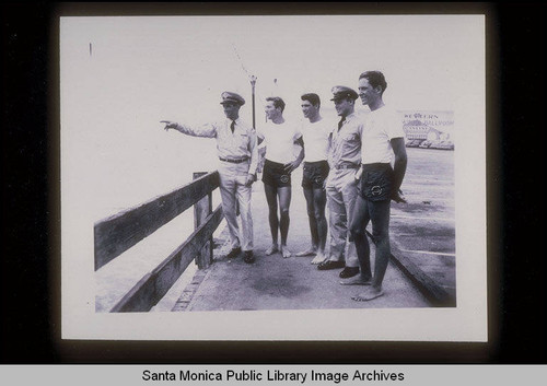 Santa Monica Lifeguards at the Santa Monica Pier