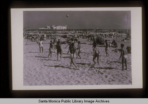 Volleyball at Santa Monica Beach