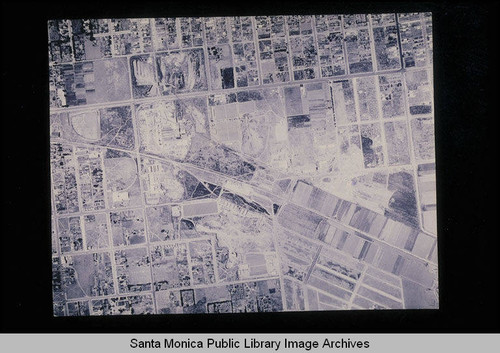 Fairchild Aerial Surveys photography of the eastern section of Santa Monica City (Job #C235-7A) flown June, 1928