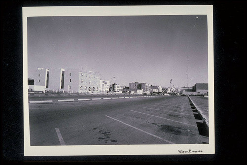 Raymond Avenue, taken from Speedway, looking toward Pacific Ocean Park (Ocean Park Redevelopment Project)