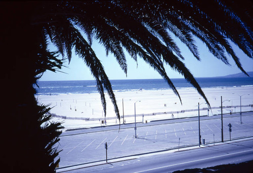 Santa Monica Beach from Palisades Park, May 1984