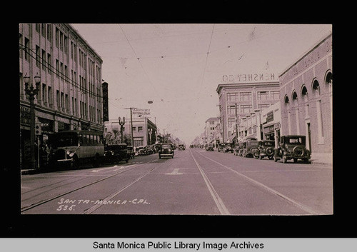 Santa Monica Blvd. at Third Street, Santa Monica, Calif