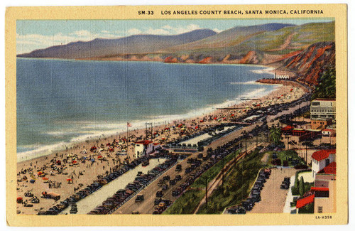 "Los Angeles County Beach," Santa Monica, Calif