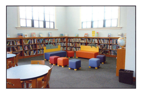 Remodeled story area of the Ocean Park Branch Library, Santa Monica, Calif., March 2011