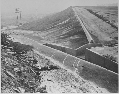 Santa Monica Municipal Airport drainage project, December 5, 1953