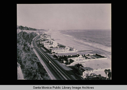 Beach homes (the Gold Coast) looking south including the Marion Davies estate