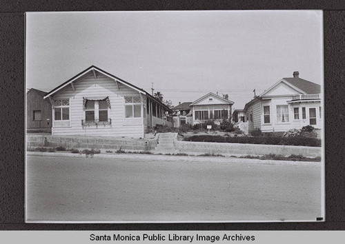 Houses on Second Street near Colorado Avenue, Santa Monica, Calif