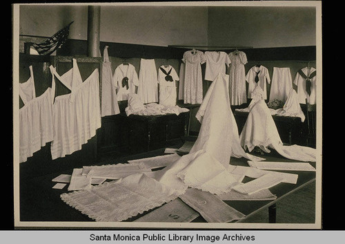 Santa Monica High School clothing display