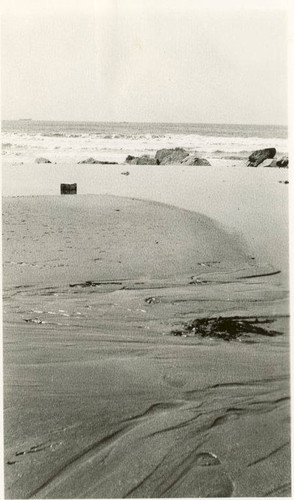 Storm drain by the Del Mar Club, Santa Monica, Calif., March 26, 1937