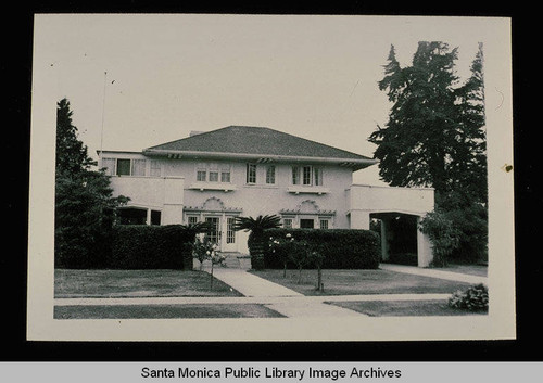 305 Alta Avenue (Lot 12, Block G) Santa Monica, Calif. owned by Francis and Eunice Kendig