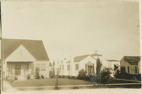 Homes in the 300 block of Sixteenth Street, north of Carlyle Avenue, Santa Monica, Calif