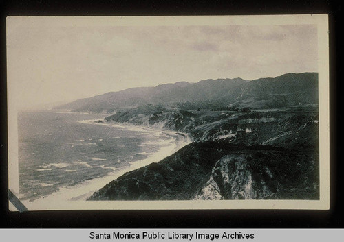 Looking north to the Santa Monica Mountains