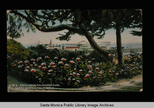 View from Palisades Park,Santa Monica, Calif
