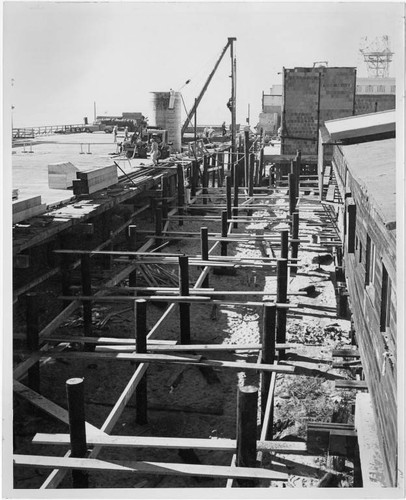 Construction site of Pacific Ocean Park, Santa Monica, Calif