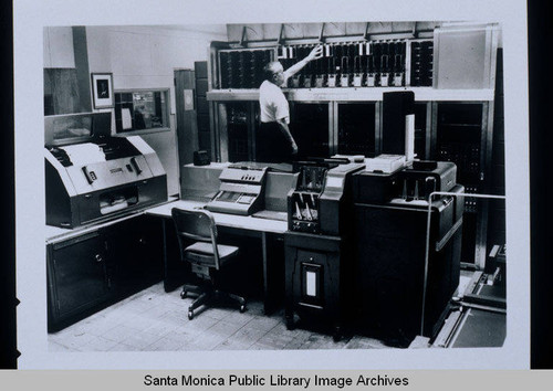 Interior office in the original Rand Building, 1700 Main Street, Santa Monica, Calif