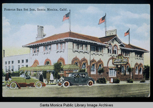 Dining and Dancing at the Sunset Inn on Colorado Avenue, Santa Monica, Calif