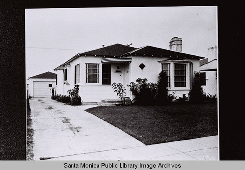 Douglas Aircraft Company employee housing, a Sunset Park home in Santa Monica during World War II