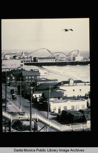 Santa Monica Pier with "99 steps" in the foreground