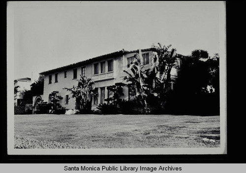 Willard and Anna Morse House, 526 Adelaide Drive, Santa Monica, Calif