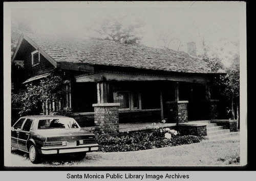 Craftsman bungalow, 1035 Twenty-First Street, Santa Monica, Calif