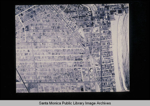 Fairchild Aerial Surveys photography of the Santa Monica coastline north to south from Venice Blvd. to the Venice Pier and Windward Avenue (Job #C235-B15) flown June 1928