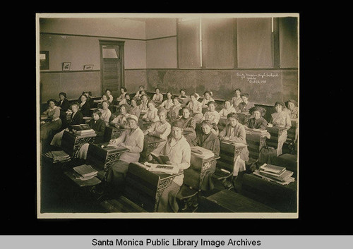 Santa Monica High School Ninth Grade class, October 13, 1911