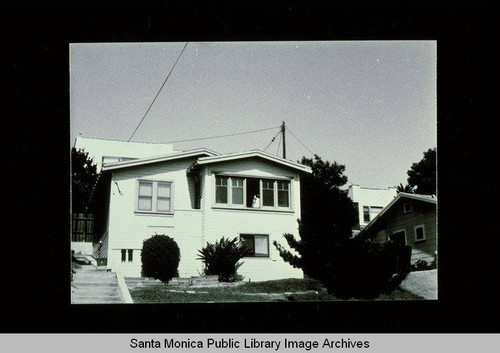 California bungalows on Beverly Avenue, Ocean Park, Calif