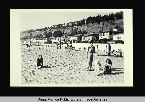 Santa Monica Beach and Palisades Park
