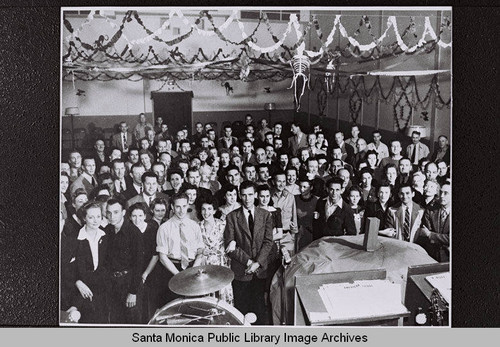 Douglas Aircraft Company employees at a Halloween dance