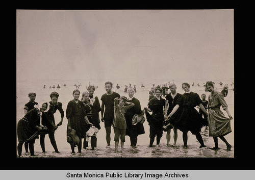 Bathers, Santa Monica, Calif