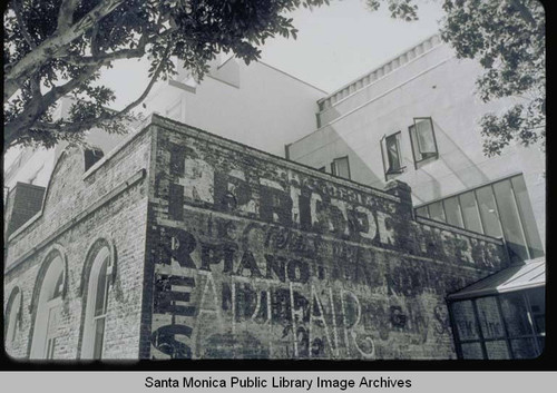 Rapp Saloon, 1438 Second Street, the oldest masonry building in Santa Monica built in 1875 by William Rapp