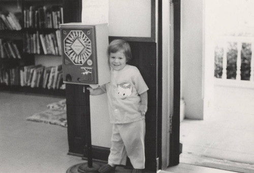 Child coming to Story Time at the Ocean Park Branch Library in Santa Monica