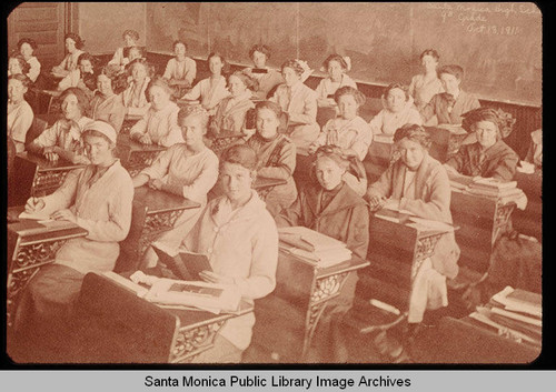 Santa Monica High School classroom, Santa Monica, Calif